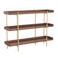 3 Shelf Storage Bookcase with Metal Frame C111