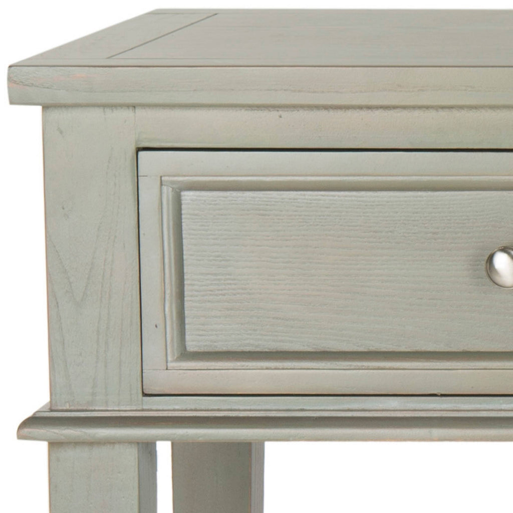 Ash Grey Console with Storage Drawers C943