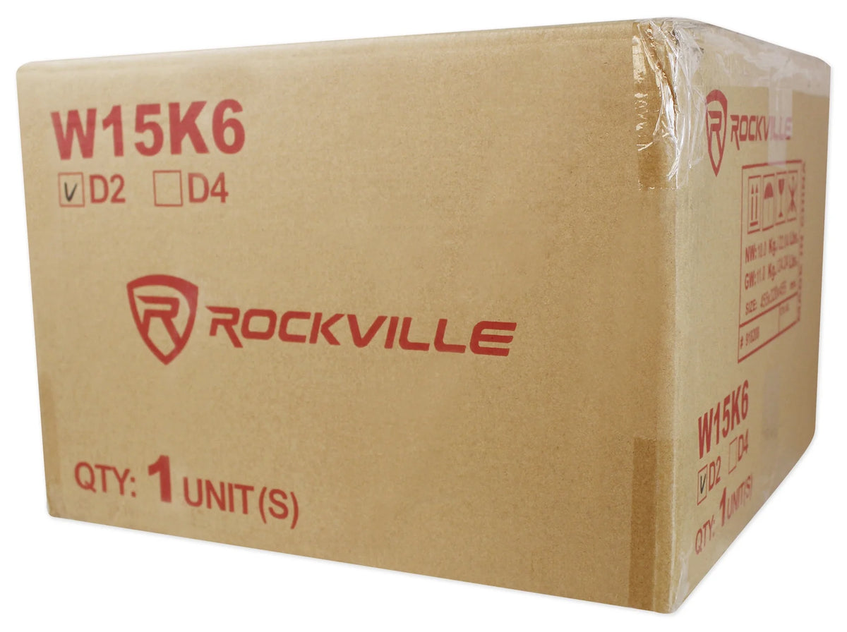15" 4000w Car Audio Subwoofer with Vented Sub Box Enclosure H8186
