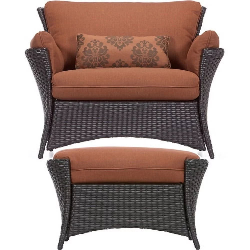 2-Piece Wicker and Steel Patio Set F768