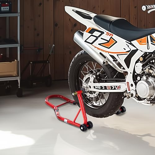850 LBS Heavy Duty Motorcycle Rear Wheel Stand with U + L Fork E148860