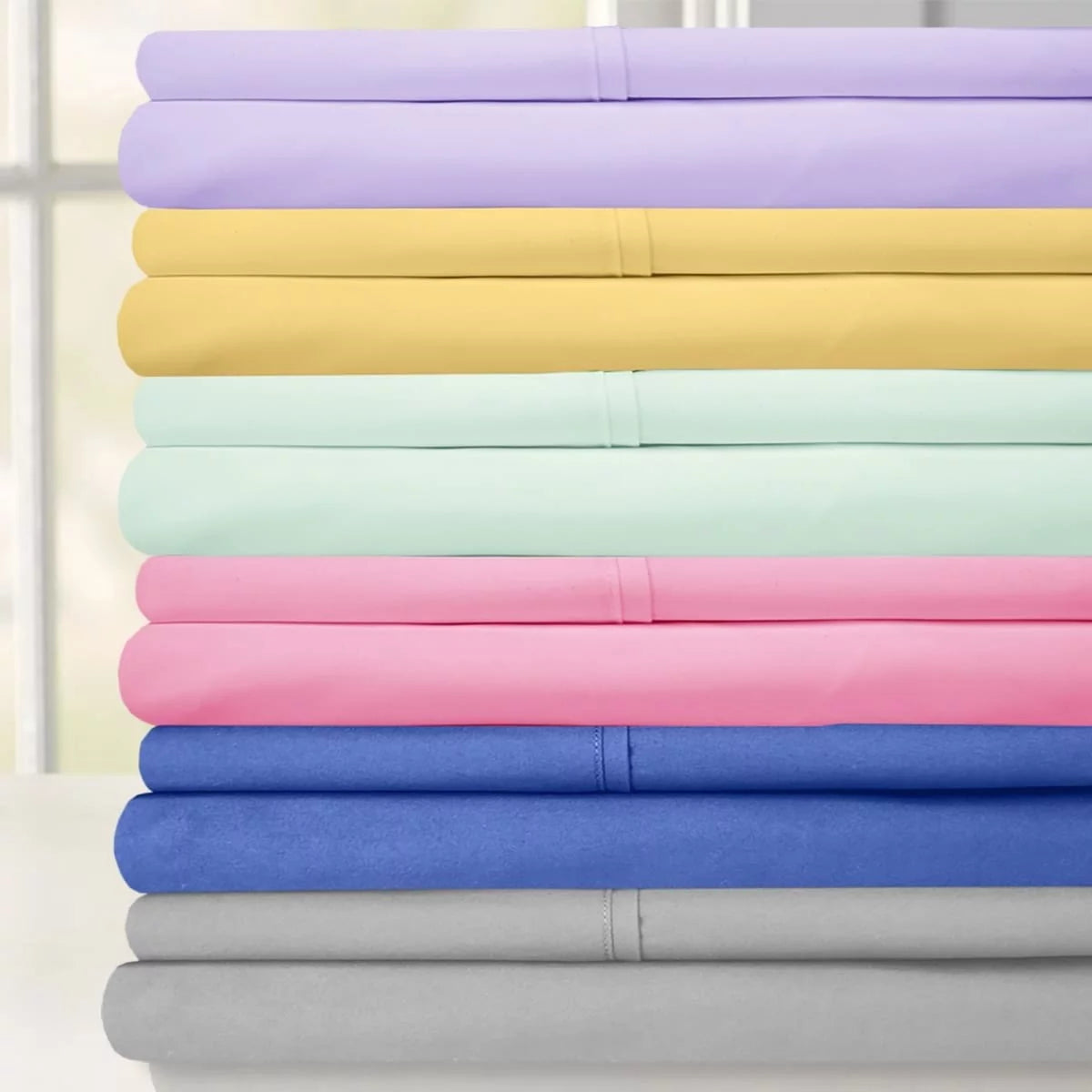 Queen 6-Piece Bed Sheet Set Navy O980