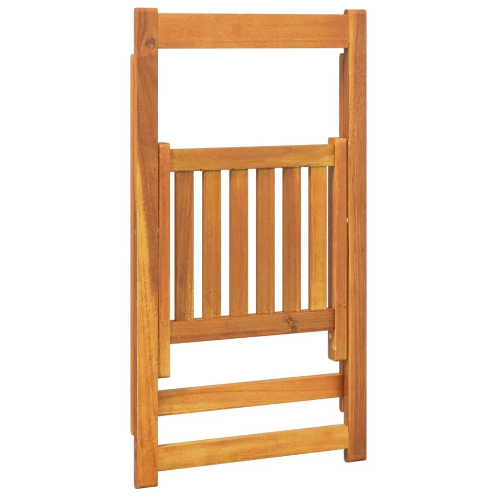 Folding Garden Chairs 6 pcs Solid Wood Acacia U832
