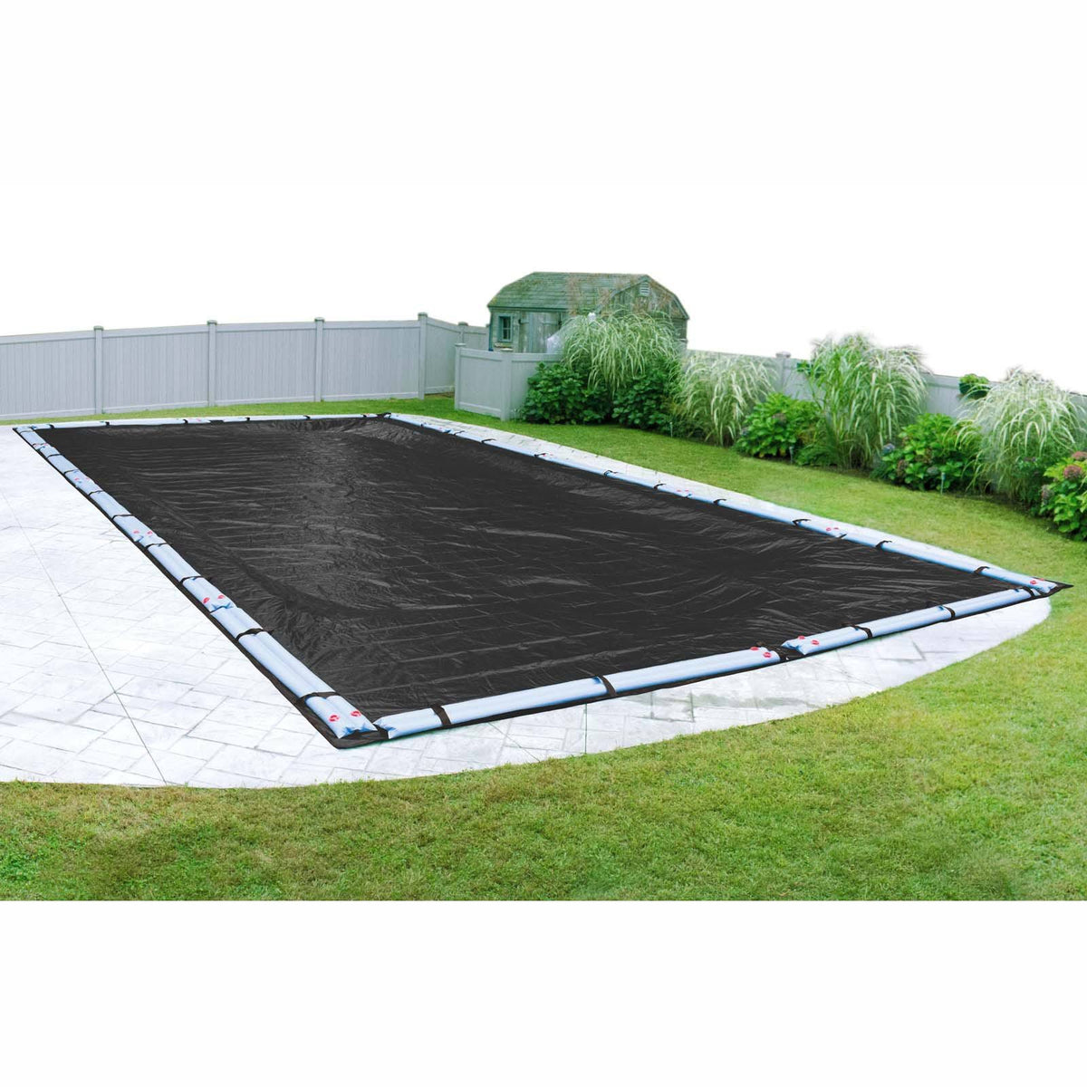 Black Mesh In-Ground Winter Swimming Pool Cover X412