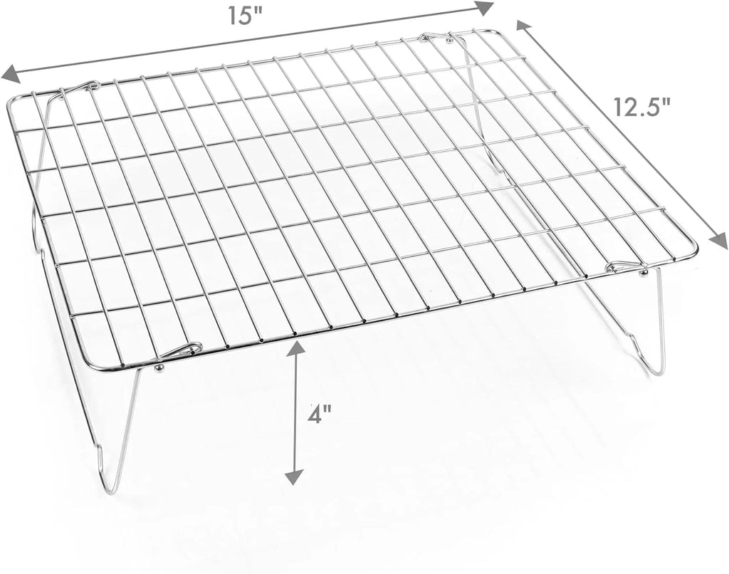 Stainless Steel Accessory Shelf With Folding Legs I93432