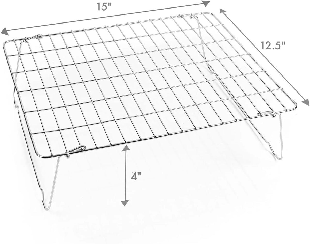 Stainless Steel Accessory Shelf With Folding Legs I93432