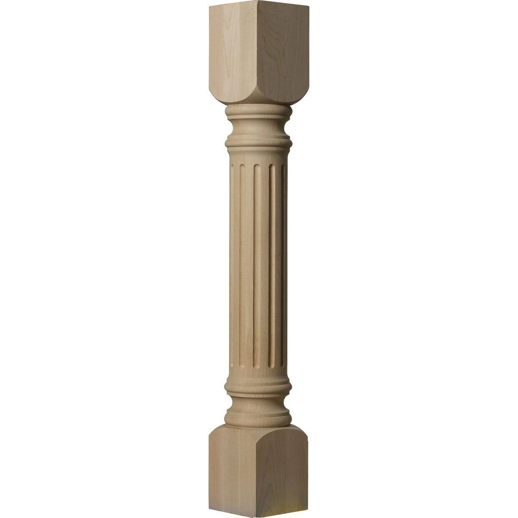 Cherry Fluted Cabinet Column Q646042