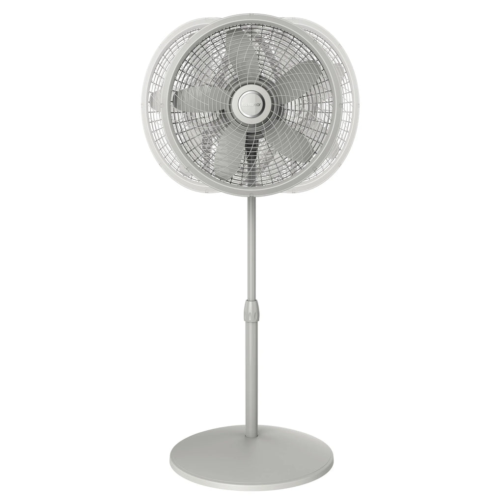 Adjustable Pedestal Fan, 3 Speeds, Gray X847499