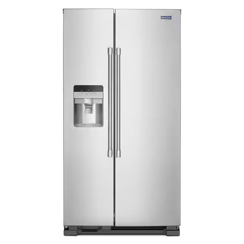 24.5 cu. ft. Side by Side Refrigerator Stainless Steel with Ice and Water Dispenser D83747