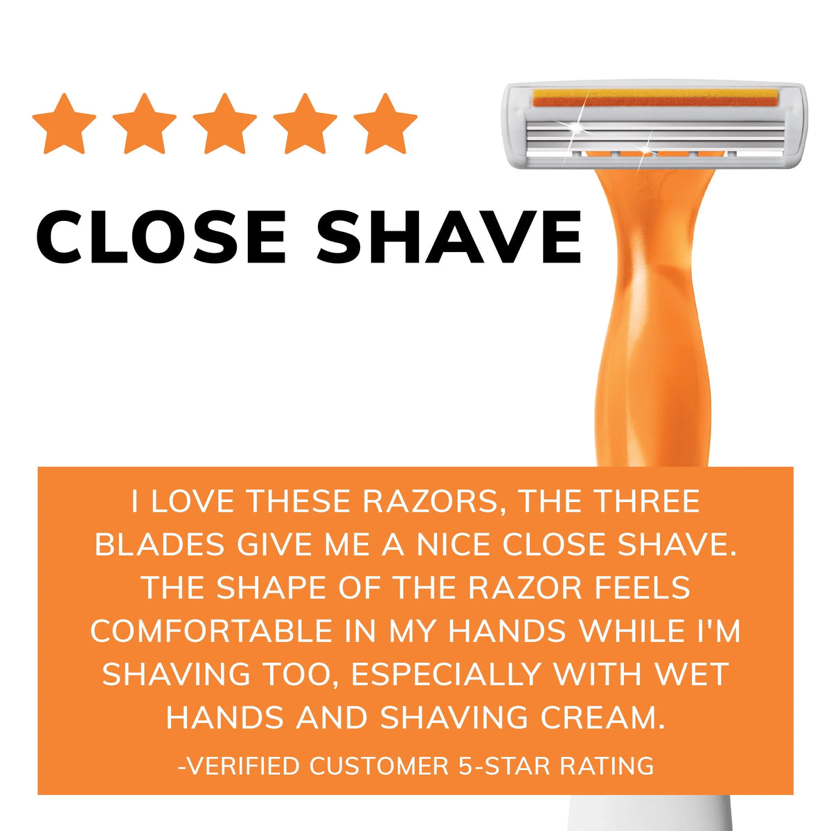 Disposable Razors 3 Blades 4-Count Q917