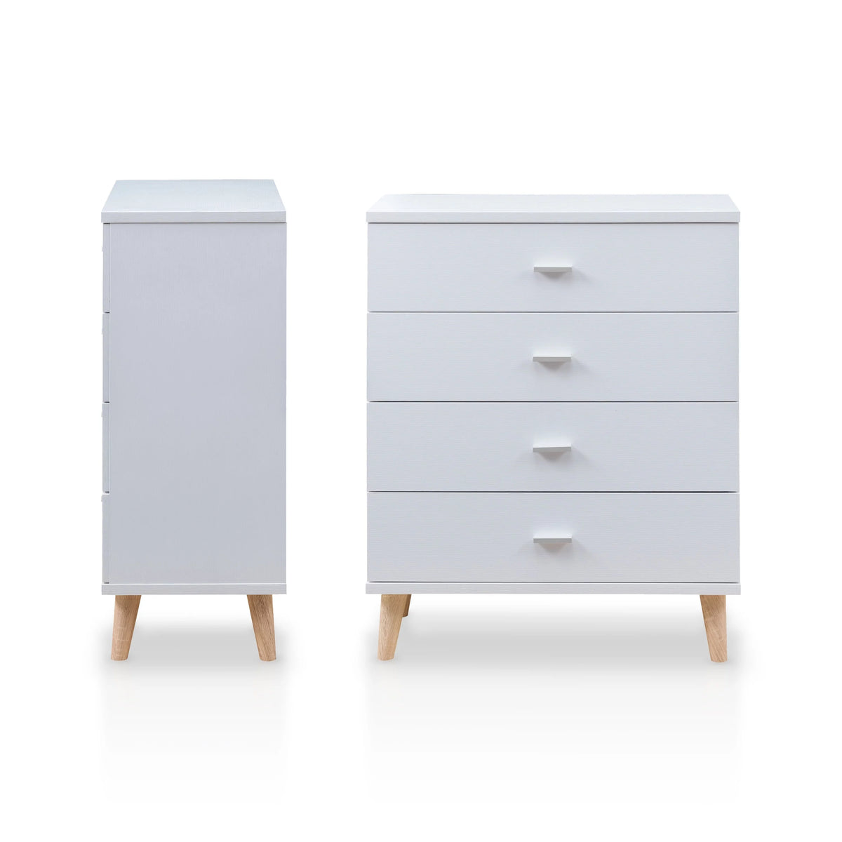White 4-Drawer Chest L4449