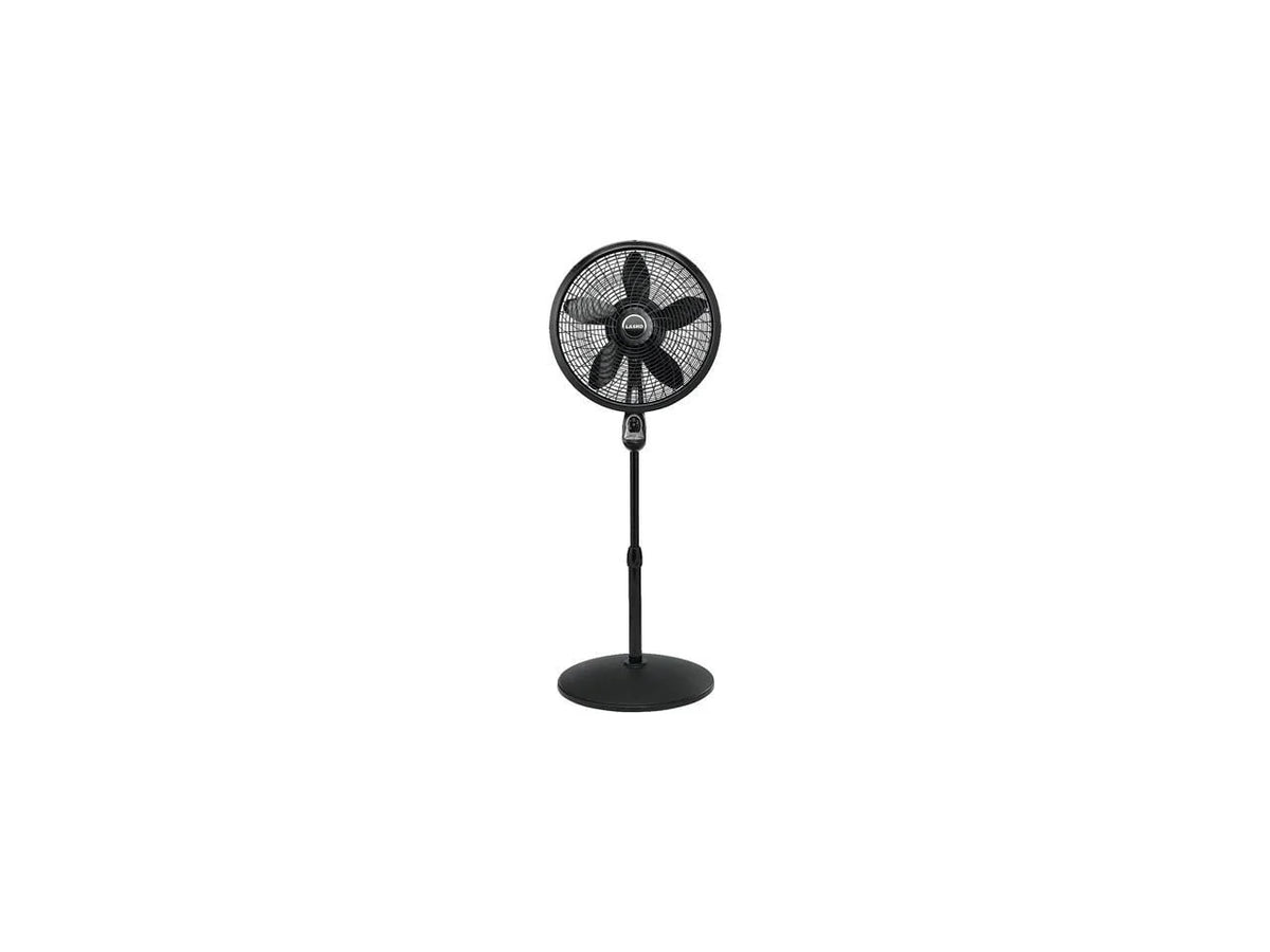 18 Oscillating Pedestal Fan with Remote, 3 Speeds, Black V835531