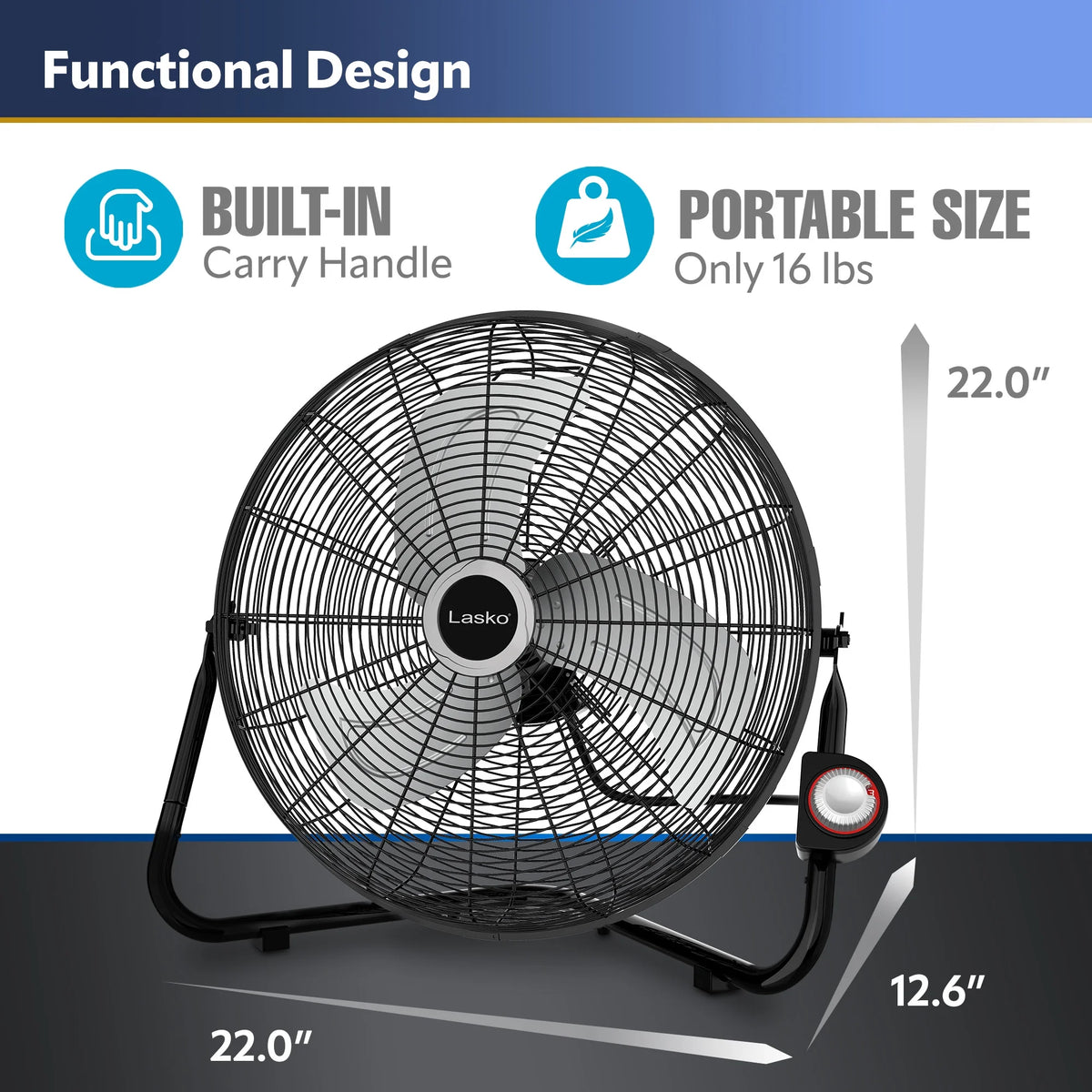 20 High Velocity Floor Fan B67143