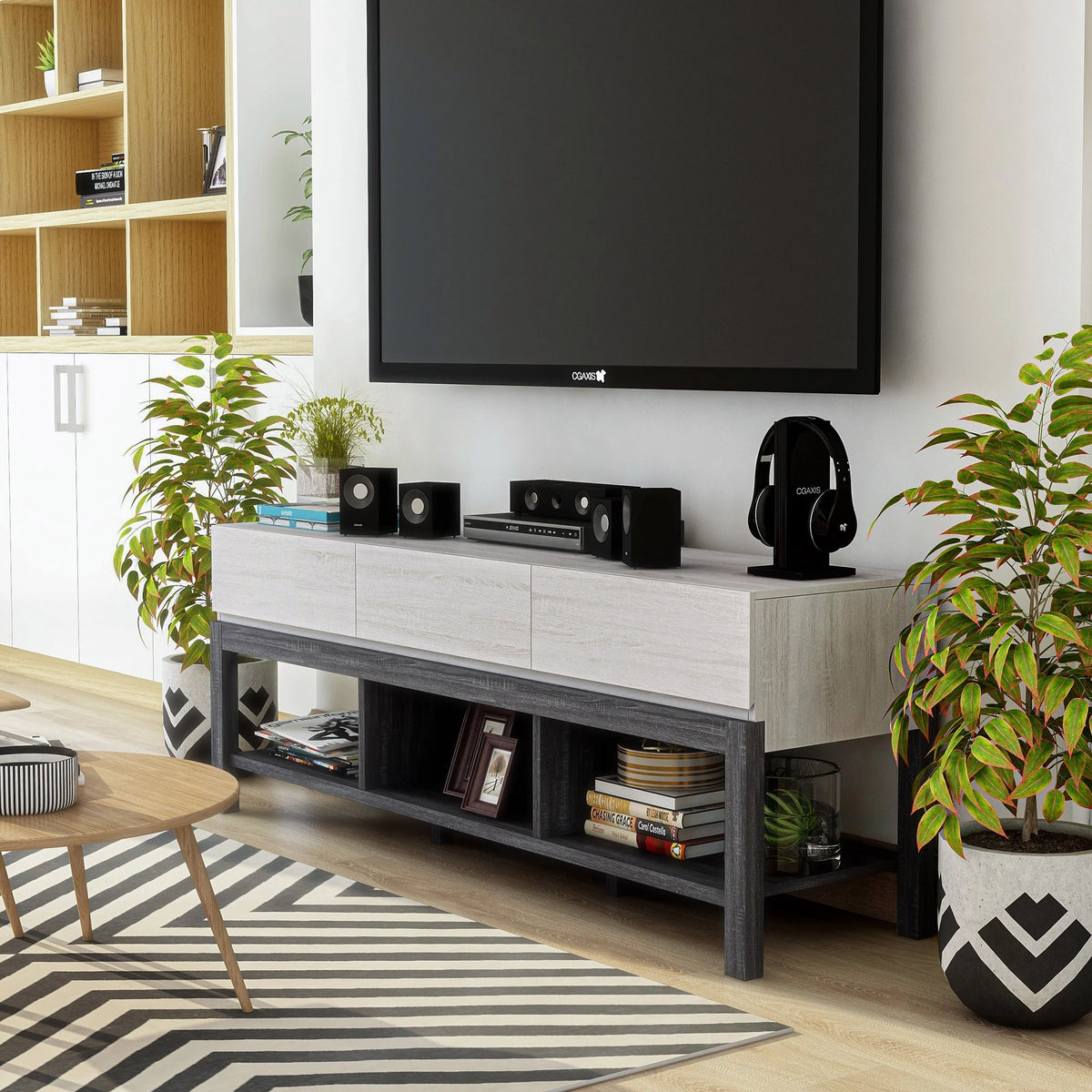 White Oak TV Stand Z810