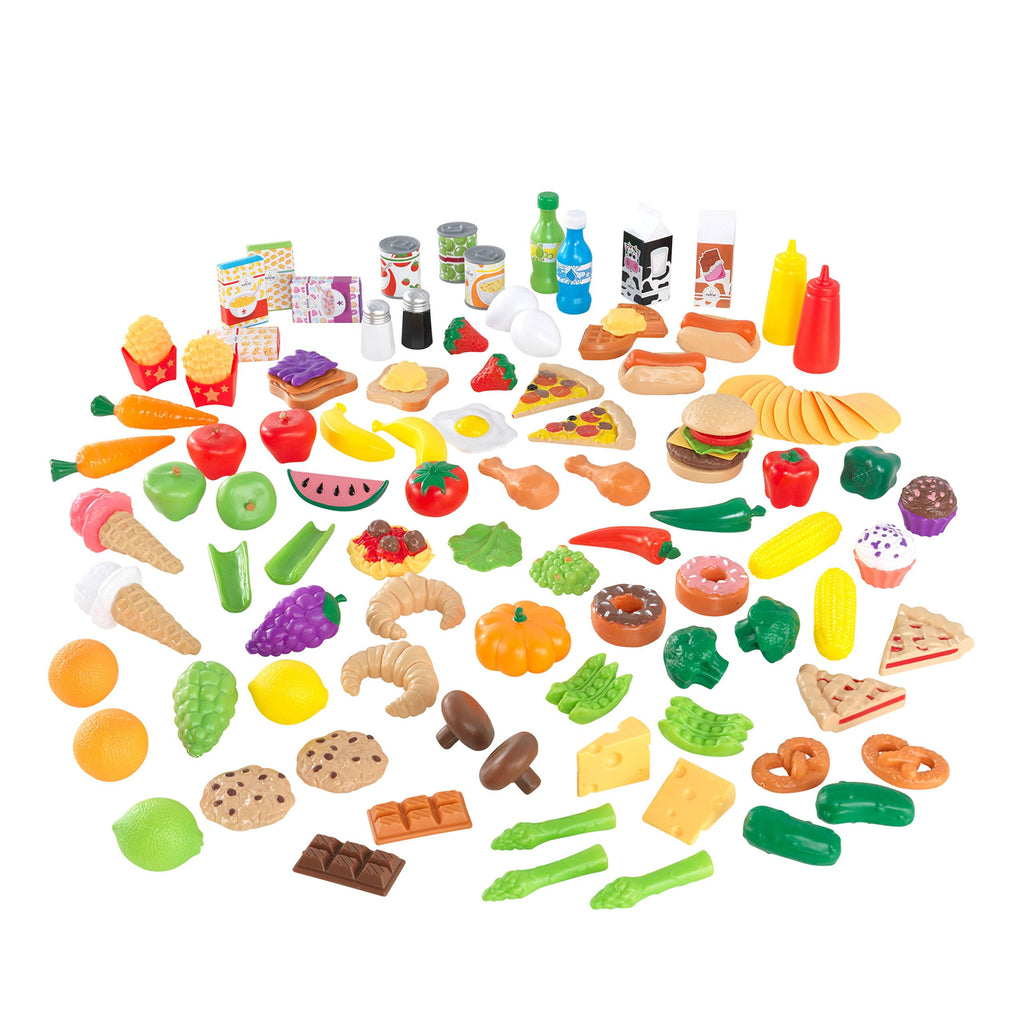 115 Pieces Play Food Set W605
