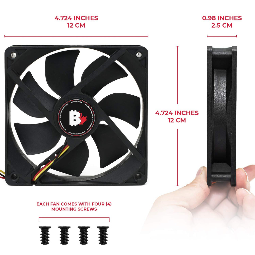 120mm 3-Pin 3000RPM Dual Ball Bearing Computer Case Fan R72543