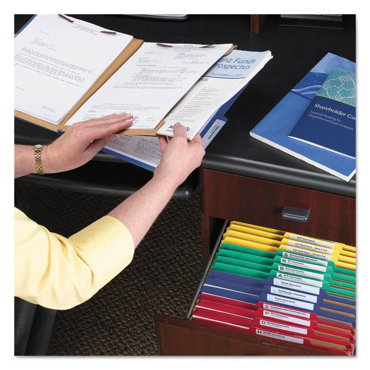 Red Legal Expanding Classification Folder with Tabs (Pack of 10) X9775