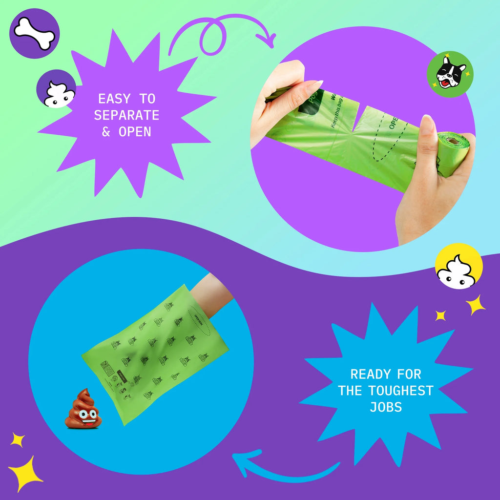 Compostable Extra-Large Waste Bags, 270 Bags K14187