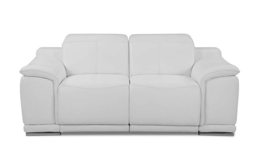 Italian Leather Power Reclining Loveseat B84420