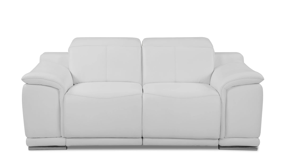 Italian Leather Power Reclining Loveseat B84420