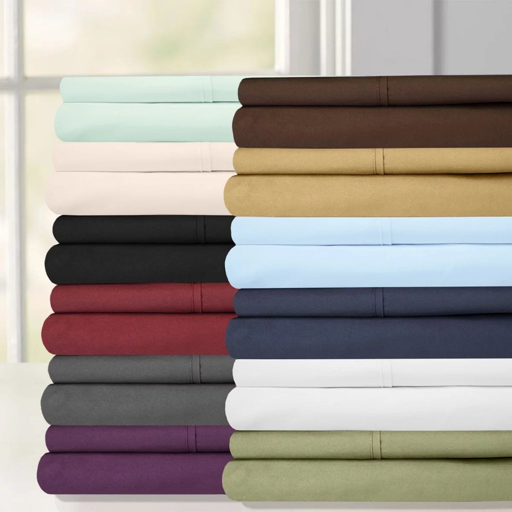 Queen 6-Piece Bed Sheet Set Navy O980