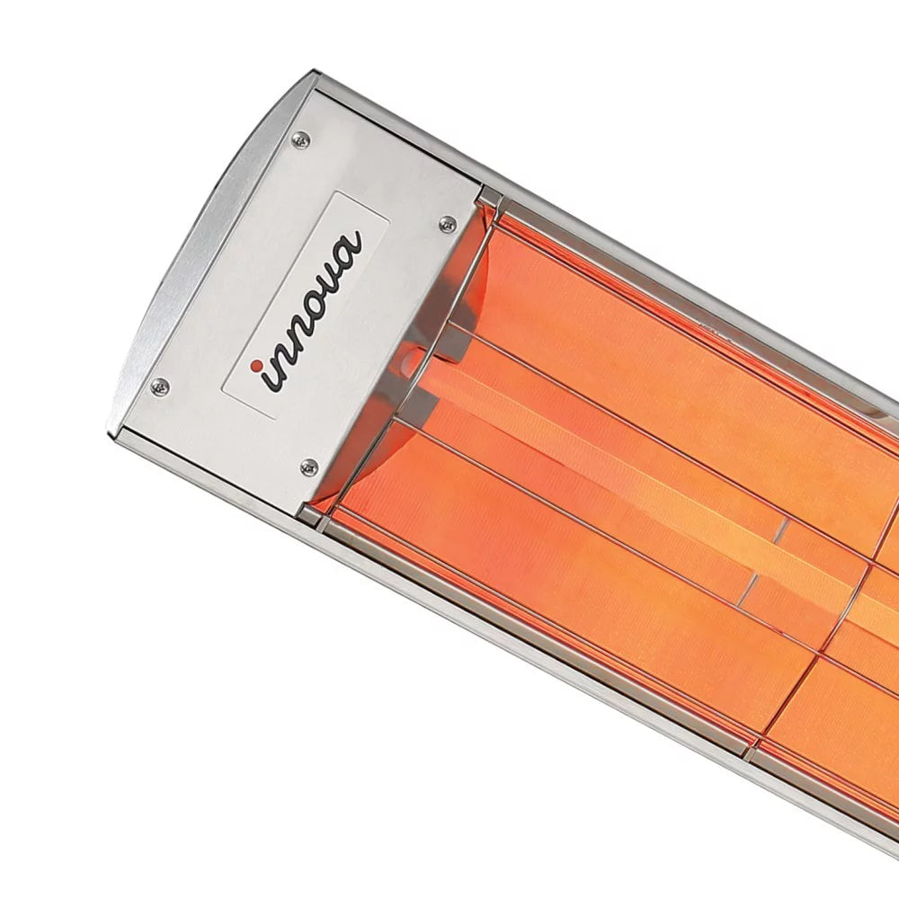 1500 Watt Electric Infrared Single Element Heater Stainless Steel Finish N28962