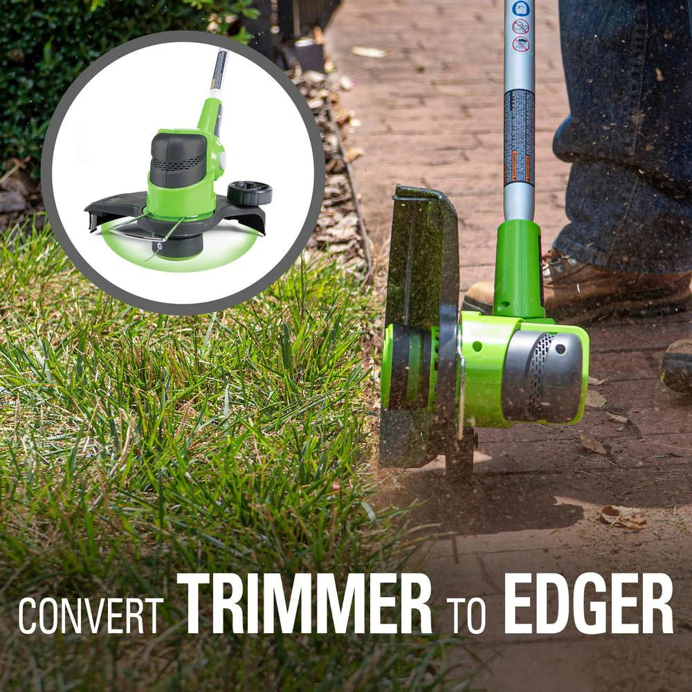 24V Cordless String Trimmer/Edger with 2.0 Ah Battery & Charger L740