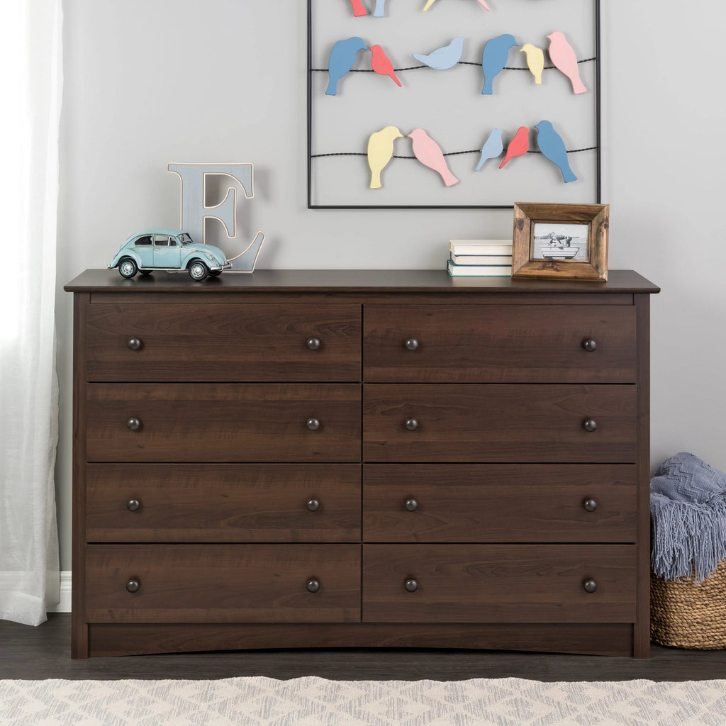 Black 8 Drawer Dresser M663577