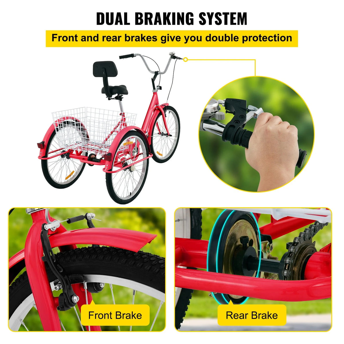 24'' 7-Speed Adult Tricycle J76305