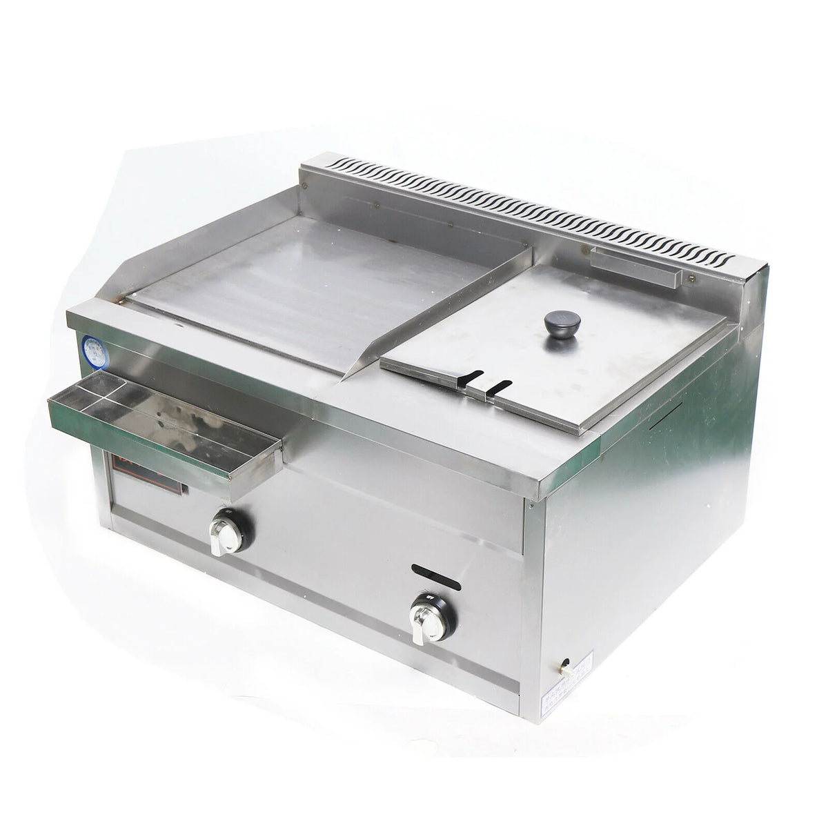 Multi-function Deep Fryer Stainless Steel with Portable Griddle C4312