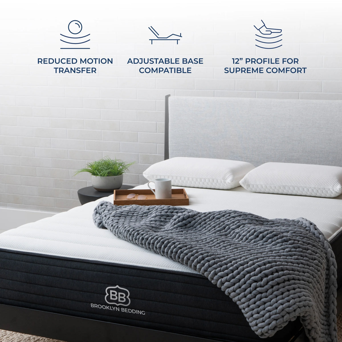 12 Gel Memory Foam Hybrid Mattress, Cal King G398097
