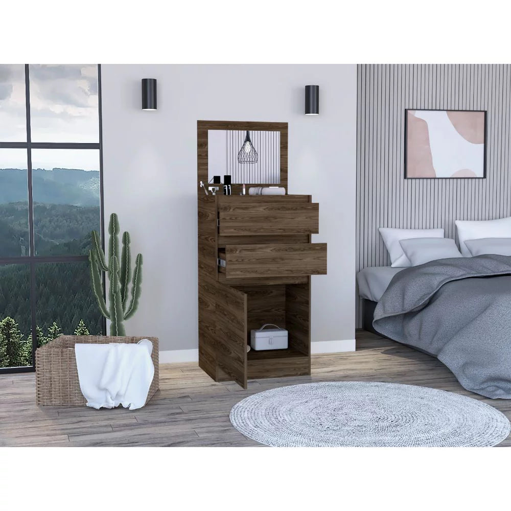 2-Drawer Dark Walnut Dresser L975213