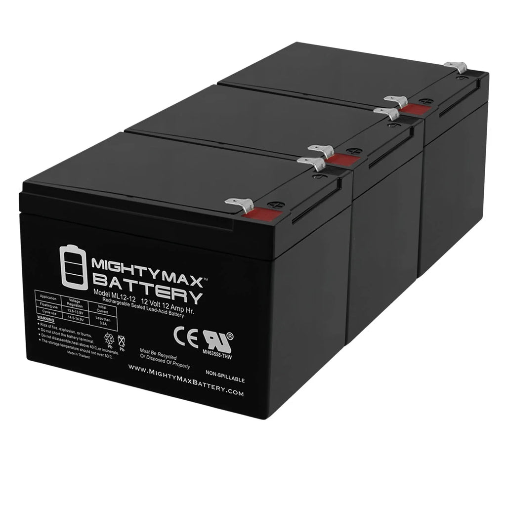 12V 12AH Deep-Cycle Rechargeable Battery D426325