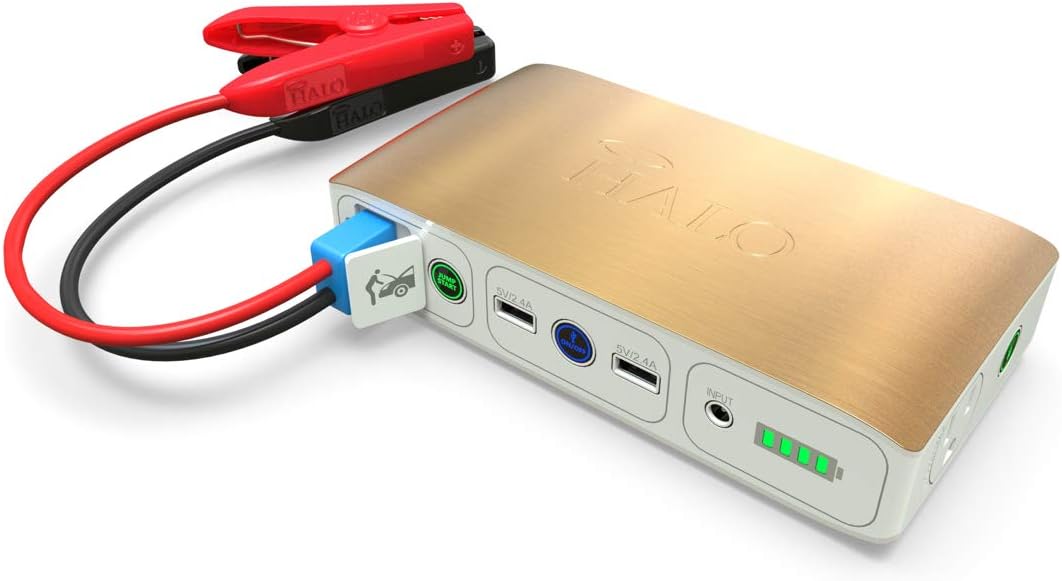 Rose Gold Portable Phone Laptop Charger Car Jump Starter with AC Outlet K53967