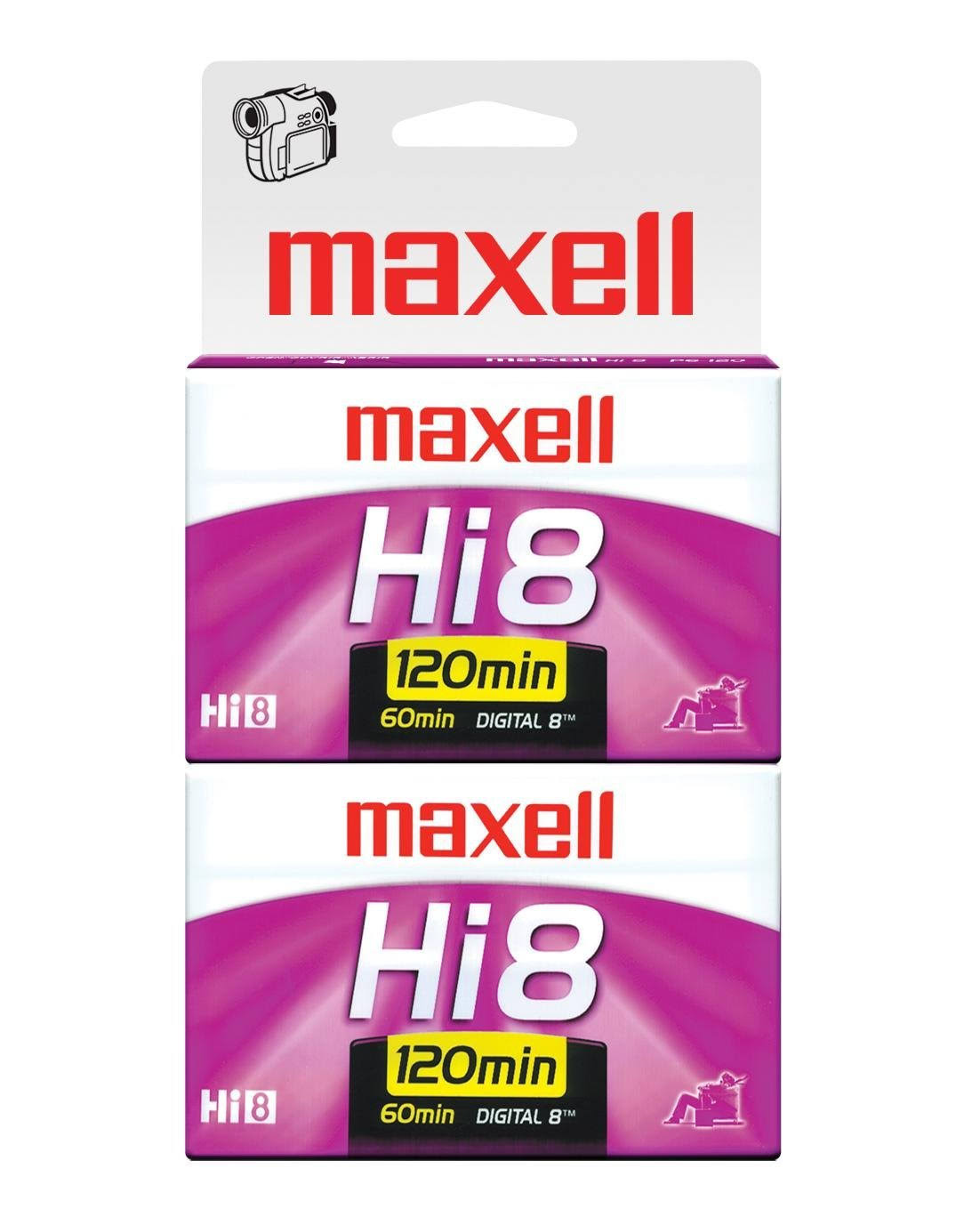 2 Pc XR-Metal Hi8 8mm Camcorder Videotape N44968