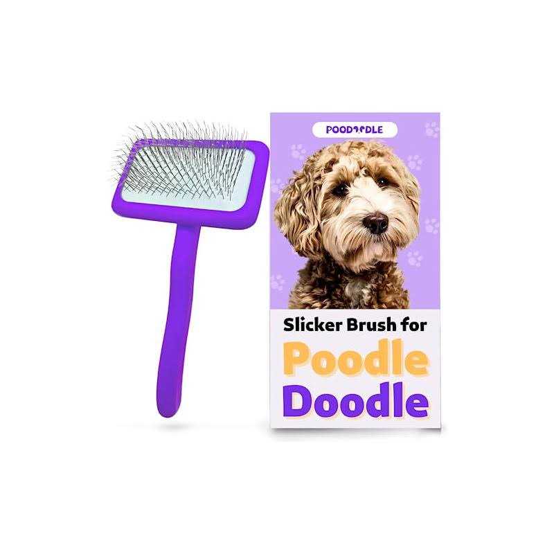 Long Pin Wood Dog Brush Y727349